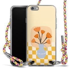 New Carry Case Transparent Stoff colourful/silber