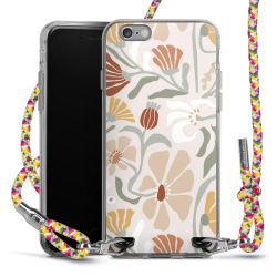 New Carry Case Transparent Stoff colourful/silber