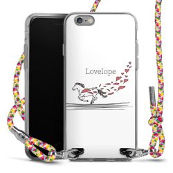 New Carry Case Transparent Stoff colourful/silber