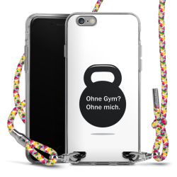 New Carry Case Transparent Stoff colourful/silber