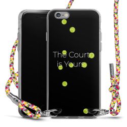 New Carry Case Transparent Stoff colourful/silber