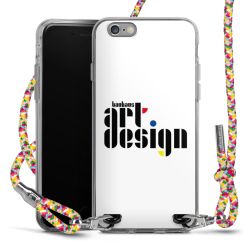 New Carry Case Transparent Stoff colourful/silber