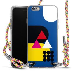 New Carry Case Transparent Stoff colourful/silber