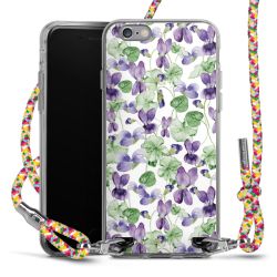 New Carry Case Transparent Stoff colourful/silber
