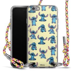 New Carry Case Transparent Stoff colourful/silber