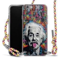 New Carry Case Transparent Stoff colourful/silber