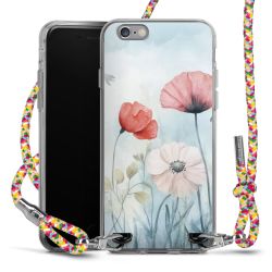 New Carry Case Transparent Stoff colourful/silber