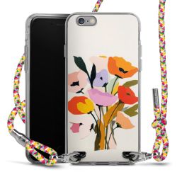 New Carry Case Transparent Stoff colourful/silber