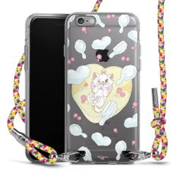 New Carry Case Transparent Stoff colourful/silber