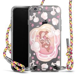 New Carry Case Transparent Stoff colourful/silber