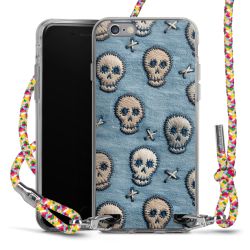 New Carry Case Transparent Stoff colourful/silber