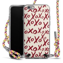 New Carry Case Transparent Stoff colourful/silber