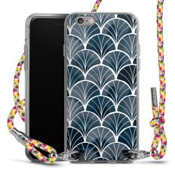 New Carry Case Transparent Stoff colourful/silber