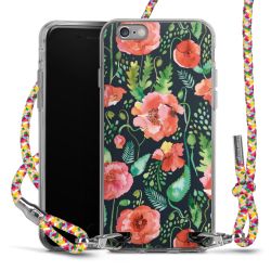 New Carry Case Transparent Stoff colourful/silber