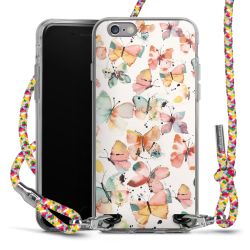 New Carry Case Transparent Stoff colourful/silber