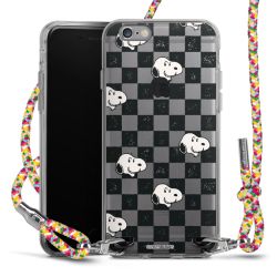 New Carry Case Transparent Stoff colourful/silber