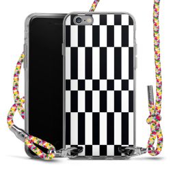 New Carry Case Transparent Stoff colourful/silber