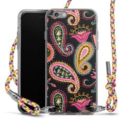 New Carry Case Transparent Stoff colourful/silber