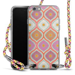 New Carry Case Transparent Stoff colourful/silber