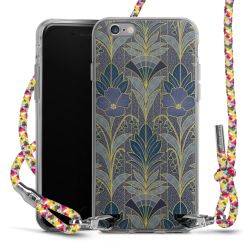 New Carry Case Transparent Stoff colourful/silber