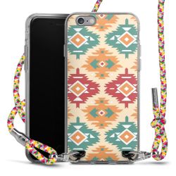 New Carry Case Transparent Stoff colourful/silber