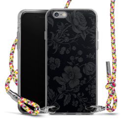 New Carry Case Transparent Stoff colourful/silber