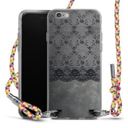 New Carry Case Transparent Stoff colourful/silber