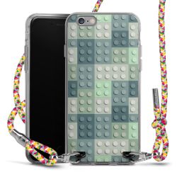 New Carry Case Transparent Stoff colourful/silber