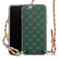 New Carry Case Transparent Stoff colourful/silber