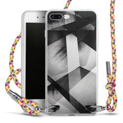 New Carry Case Transparent Stoff colourful/silber