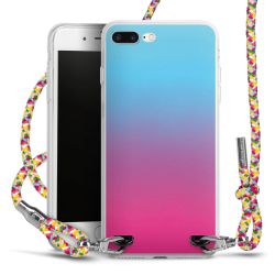 New Carry Case Transparent Stoff colourful/silber