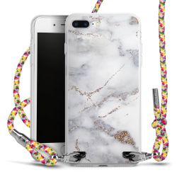 New Carry Case Transparent Stoff colourful/silber