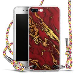 New Carry Case Transparent Stoff colourful/silber