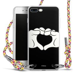 New Carry Case Transparent Stoff colourful/silber