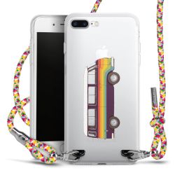 New Carry Case Transparent Stoff colourful/silber