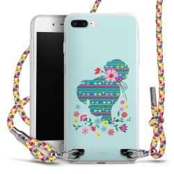 New Carry Case Transparent Stoff colourful/silber