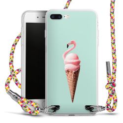 New Carry Case Transparent Stoff colourful/silber