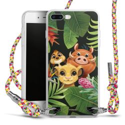 New Carry Case Transparent Stoff colourful/silber