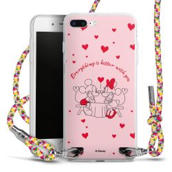 New Carry Case Transparent Stoff colourful/silber