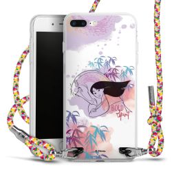 New Carry Case Transparent Stoff colourful/silber