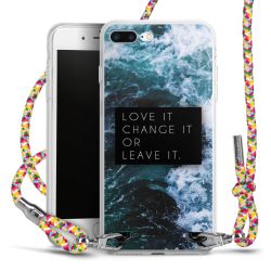 New Carry Case Transparent Stoff colourful/silber