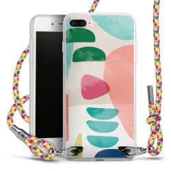 New Carry Case Transparent Stoff colourful/silber