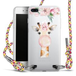 New Carry Case Transparent Stoff colourful/silber