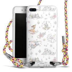 New Carry Case Transparent Stoff colourful/silber