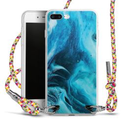 New Carry Case Transparent Stoff colourful/silber