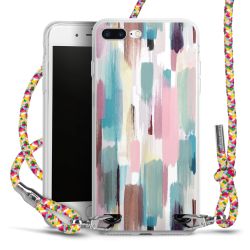 New Carry Case Transparent Stoff colourful/silber