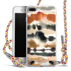 New Carry Case Transparent Stoff colourful/silber