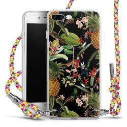 New Carry Case Transparent Stoff colourful/silber