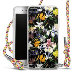 New Carry Case Transparent Stoff colourful/silber