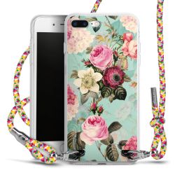 New Carry Case Transparent Stoff colourful/silber